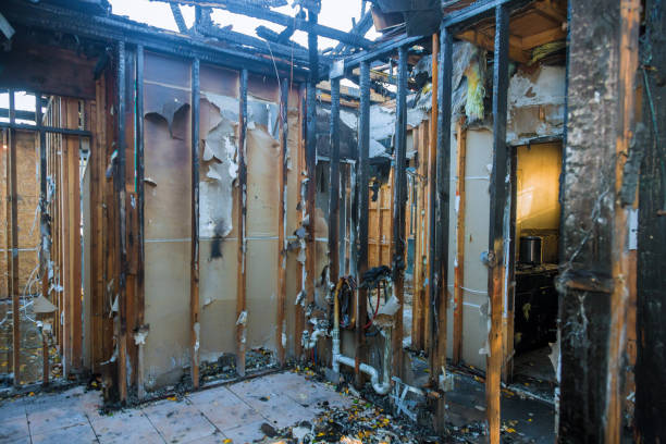 Professional Fire Damage Restoration technician working in La Salle, CO